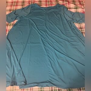 Women’s Roaman’s Shirt Dress Plus Size 4X 34/36 Teal New